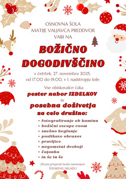 Vabilo na božično dogodivščino 2025