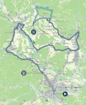 trasa evropsko prvenstvo v cestnem kolesarstvu 2026