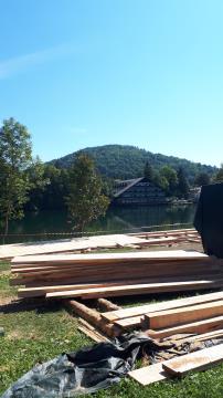 Urejanje zahodne obale jezera